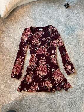 B. Darlin Juniors Floral Fit & Flare dress